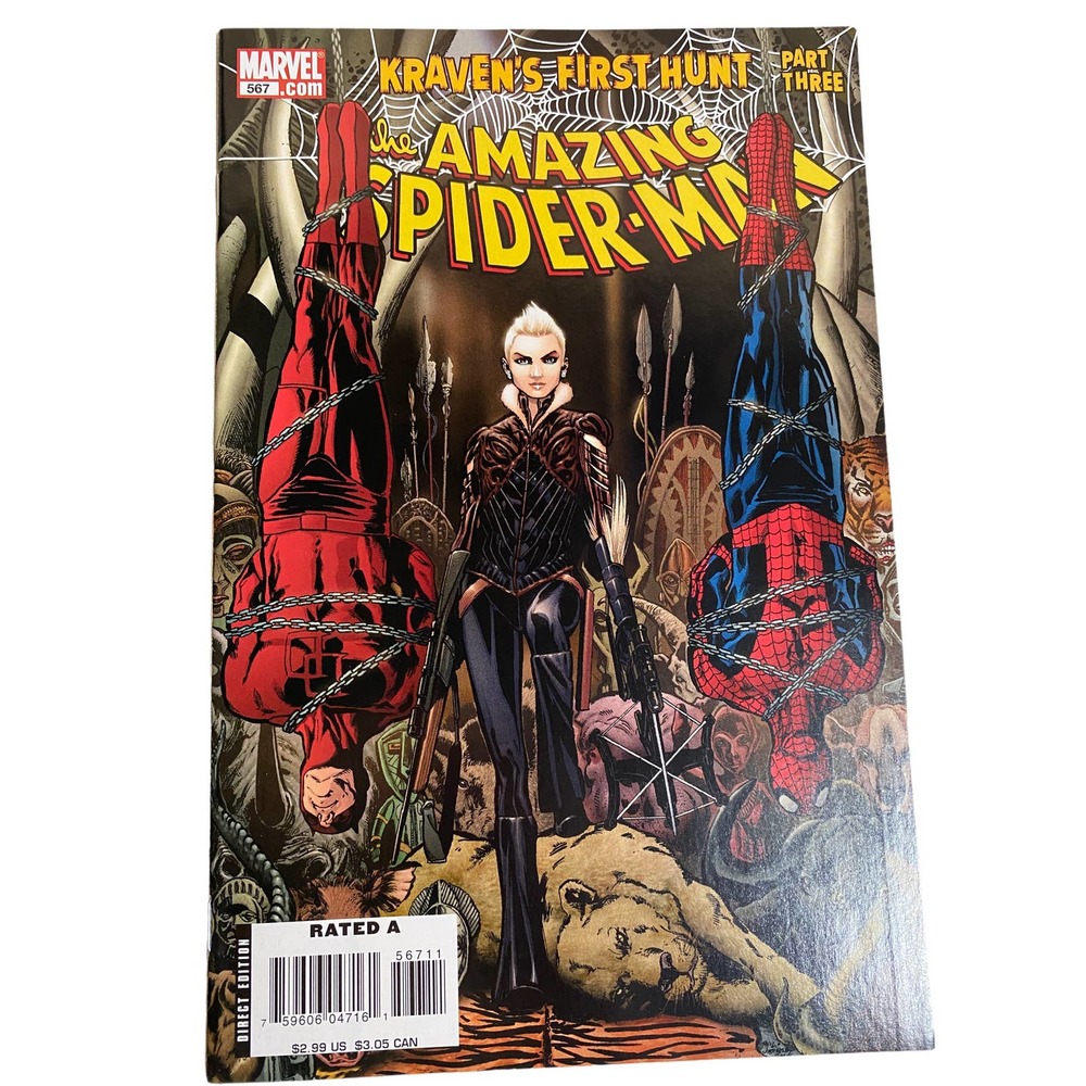 Marvel Amazing Spider-Man #567 Oct 2008 1st App Sasha Kravinoff Comic Book